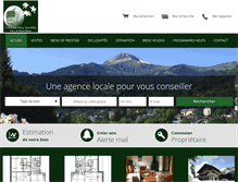 Tablet Screenshot of immobilier-rochneirey.com